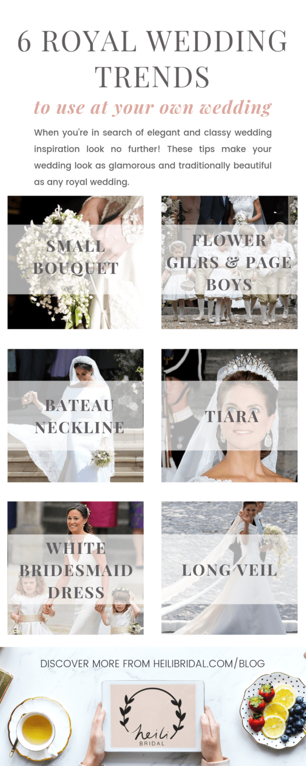 Royal Wedding Inspiration - 6 Trends To Steal From Royal Weddings