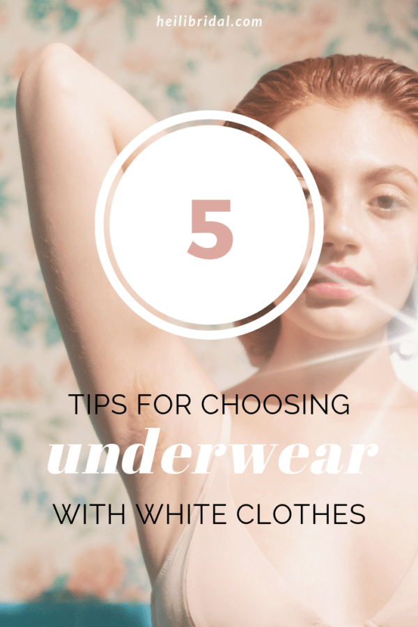 What To Wear Under White Clothes - Including The Wedding Dress