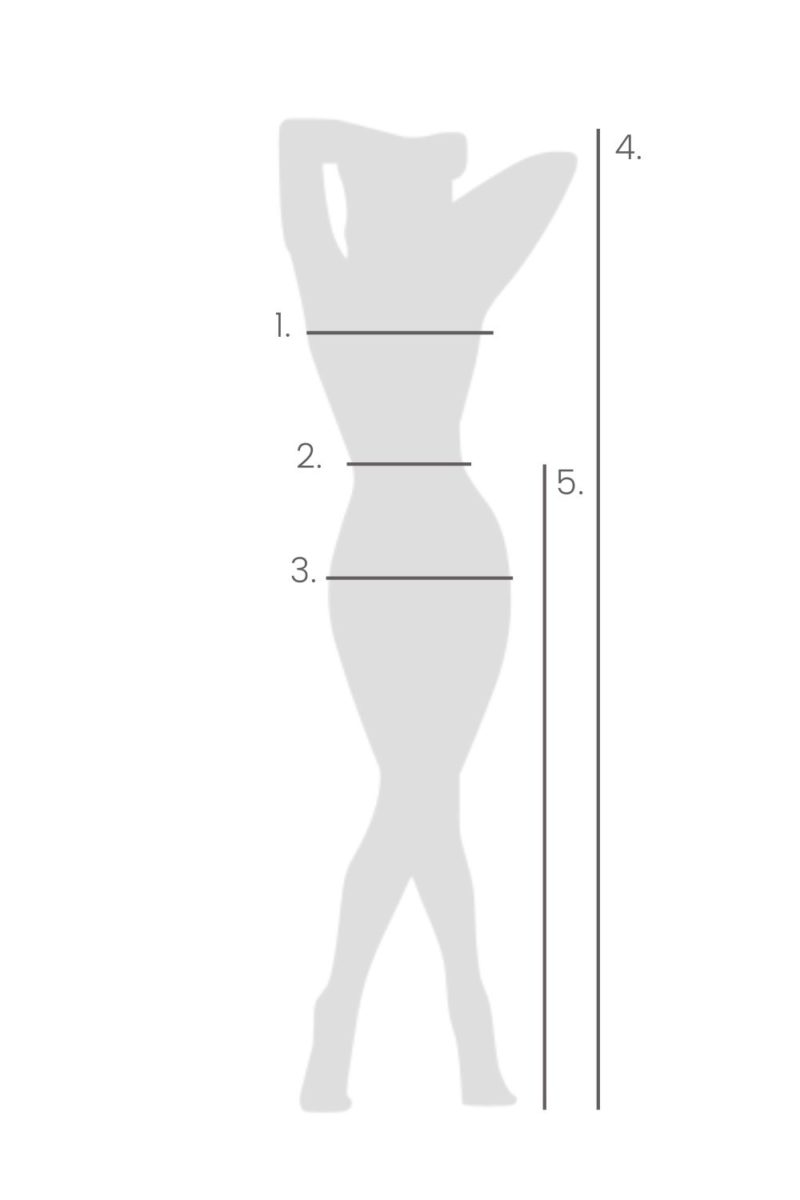 Bust height - DevotionDresses Measurement Guide 